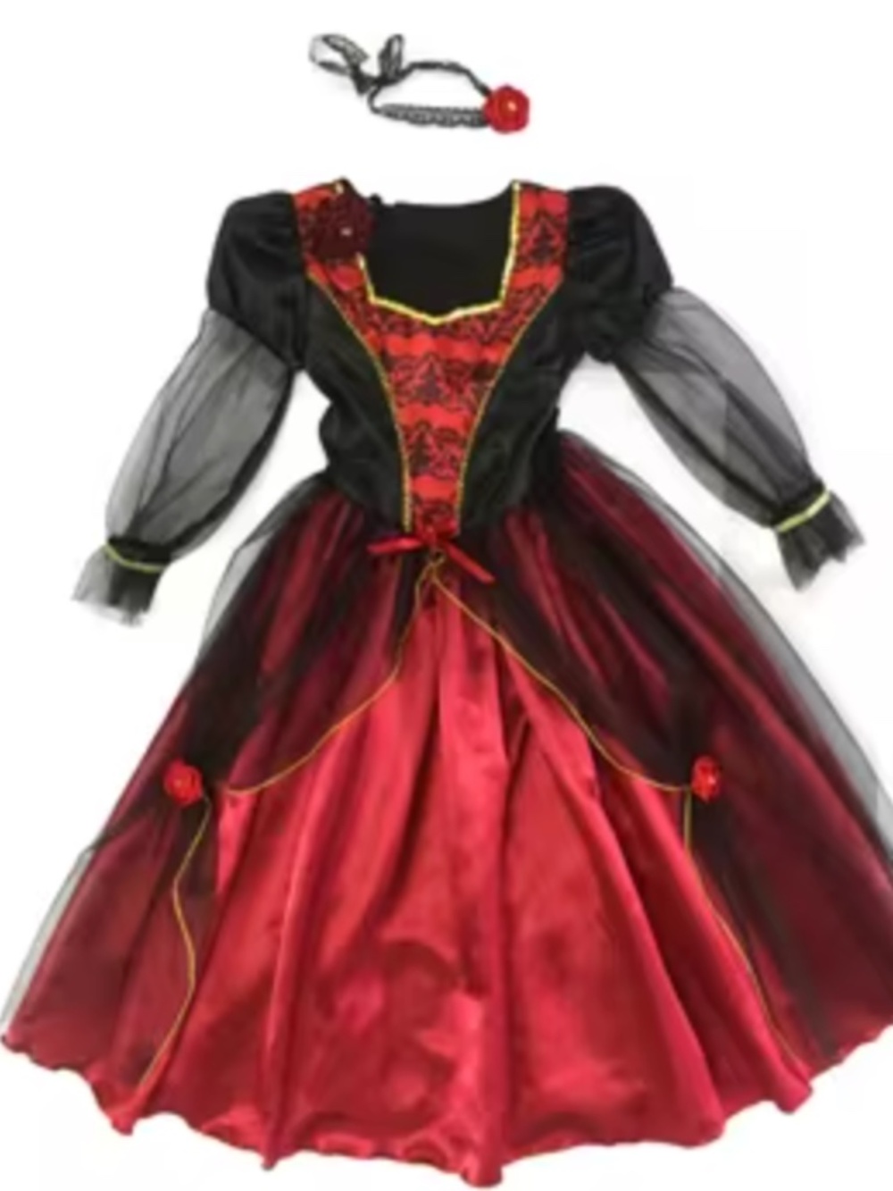 Spirit Halloween Girl Royal Vampiress Costume. 10/12